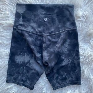 Lululemon Align Short 8” Diamond Dye Women’s Size 4 Diamond Dye Pitch Grey